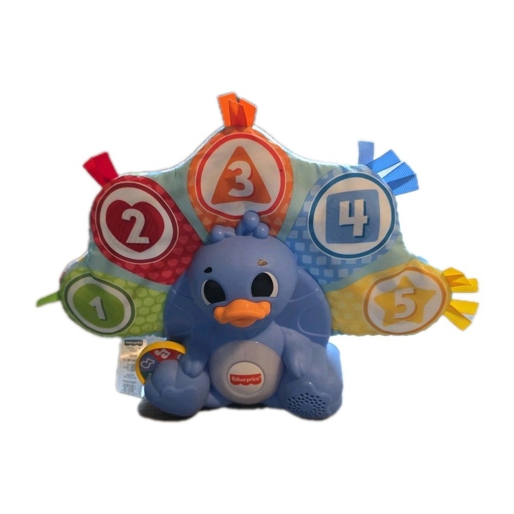 Fisher-Price Linkimals Counting & Colors Peacock Interactive Learning Toy Music